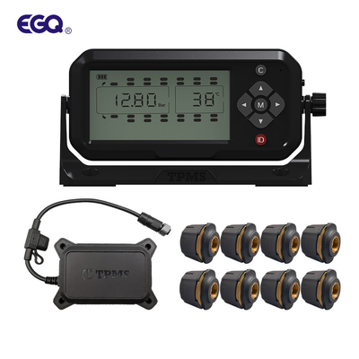Sistema de vigilancia inalámbrico 120Psi Freescale Chip Truck TPMS de la presión de neumáticos del RF de doce sensores