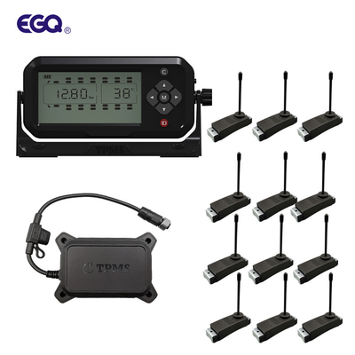 El camión TPMS de 12 ruedas lió el sistema de vigilancia de la presión de neumáticos de los sensores 433.92MHz 12mA 203 PSI