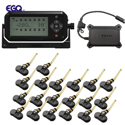 Sistema de control de presión de neumáticos TPMS de neumáticos de remolque con sensor de vástago de válvula de rueda de 20 ruedas