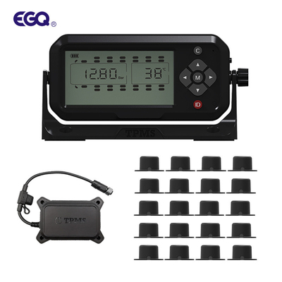 Camión TPMS del sistema de control de la presión de los neumáticos del camión de la FCC para 20 ruedas