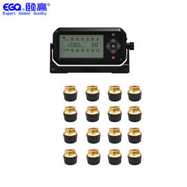 Camión OTR TPMS de los neumáticos de la prenda impermeable dieciséis de la exhibición del LCD
