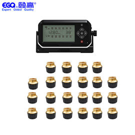 IP67 sistema de vigilancia de cobre amarillo de la presión de neumáticos del coche TPMS 433.92MHZ 203psi