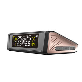 Indicador de presión de la rueda del neumático del neumático de coche TPMS accionado solar inalámbrico
