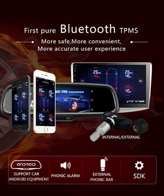 2.4Ghz Bluetooth sistema de vigilancia de la presión de neumáticos de 120 PSI