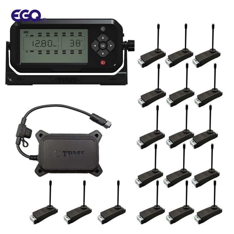 18 sistema 203psi del monitor de la presión de neumático del sistema 433.92MHz 12mA del coche TPMS de la rueda