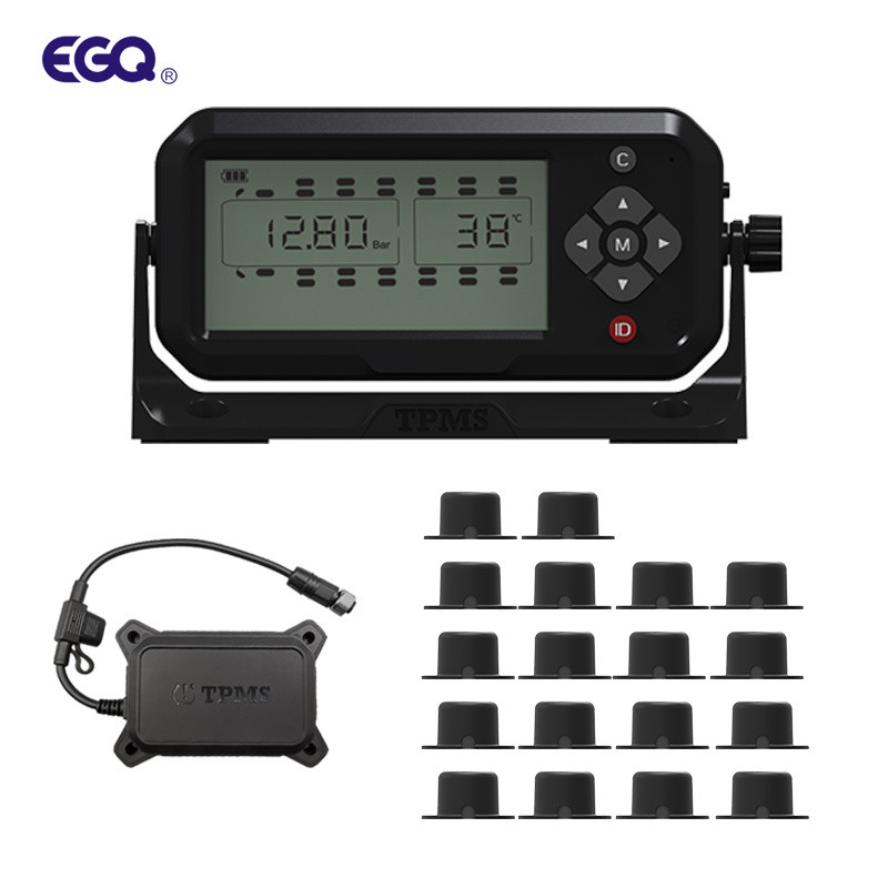 12 sistema de vigilancia de la presión de neumáticos del camión pesado TPMS de Wheeels para los camiones resistentes