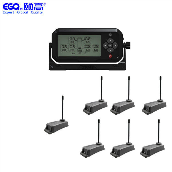 Sistema de vigilancia externo de la presión de neumáticos del coche del sistema de vigilancia 2.4Ghz del neumático del remolque del sensor