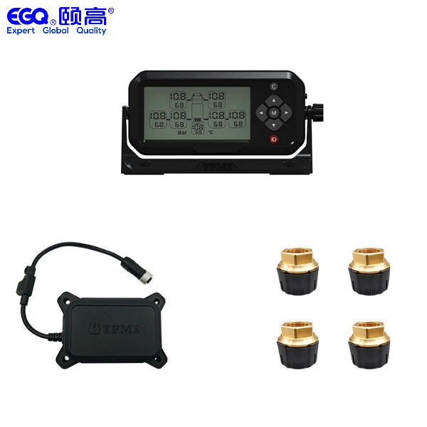 El segmento en tiempo real del sistema LCD de los sensores rv TPMS de OTR exhibe 203psi el sistema del coche TPMS