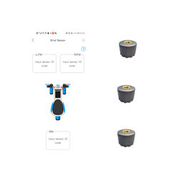 Bici en tiempo real TPMS de Bluetooth del monitor de la presión de neumáticos de la bicicleta